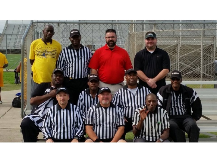 State Flag Football Officials with T.A.A.F. State Commissioners