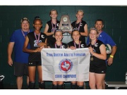 2014 - 10 & Under Girls State Volleyball Champions:
Blue Crew, Denton